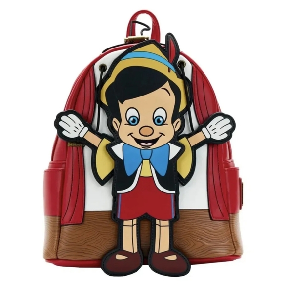 Disney Loungefly Pinocchio Marionette Mini Backpack WDBK2238 - Picture 2 of 7